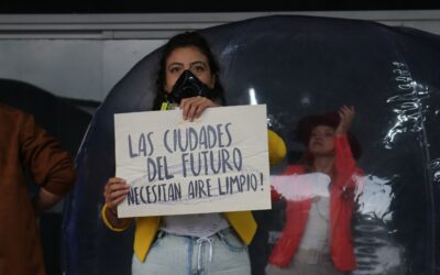 “Vida fuera de la burbuja”: un llamado por aire limpio en Colombia