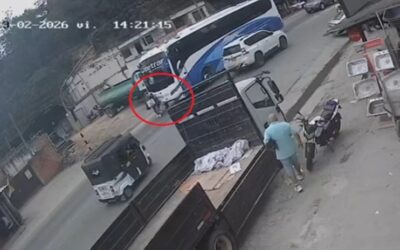 Conmoción en Lebrija por video de accidente que dejó una mujer muerta