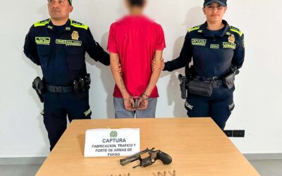 Apuntó contra un policía y terminó en la cárcel: frustran hurto en Zapatoca
