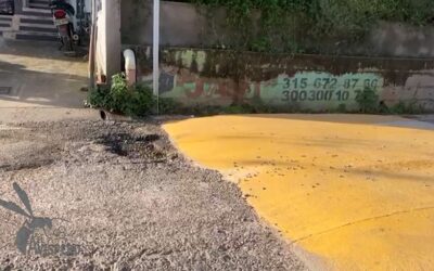 De medida preventiva a amenaza en la vía: denuncian cráter en reductor