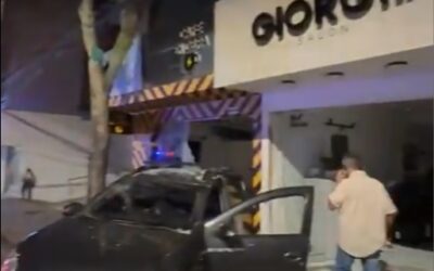 Conductor borracho causó daños tras huir de un retén en Bucaramanga