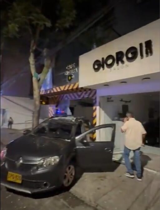 Conductor borracho causó daños tras huir de un retén en Bucaramanga