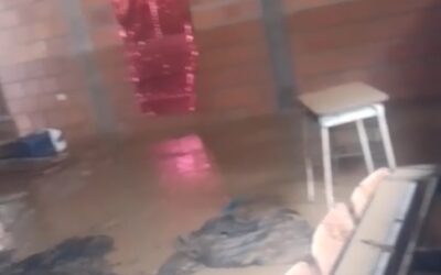 Fuertes lluvias destruyeron escuela rural en la vereda Vanegas, Lebrija