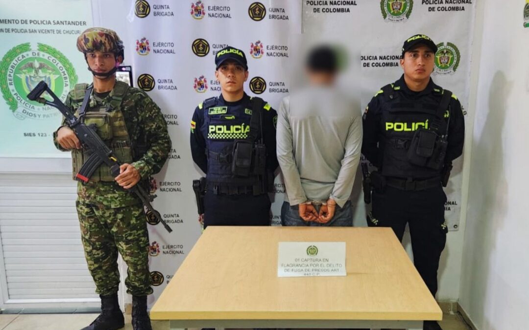 Terminó capturado por salir del lugar donde debía cumplir casa por cárcel