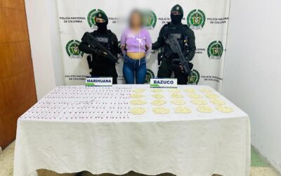 ¡La pillaron con todo! así cayó “La Flaca” en Bucaramanga