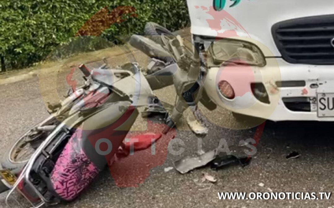 Sin casco ni documentos: el detalle que marcó este fuerte accidente en Ruitoque