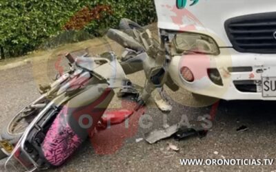 Sin casco ni documentos: el detalle que marcó este fuerte accidente en Ruitoque