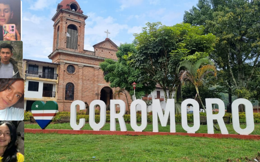 ELN estaría detrás de desaparición de  jóvenes en Coromoro.