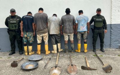 Golpe a actividad ilegal en Bucaramanga: cinco capturas en zona protegida