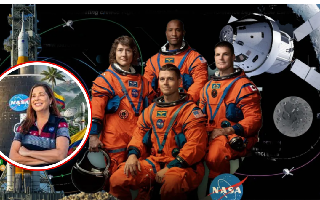 Una colombiana tendrá en sus manos el regreso de los astronautas de Artemis II