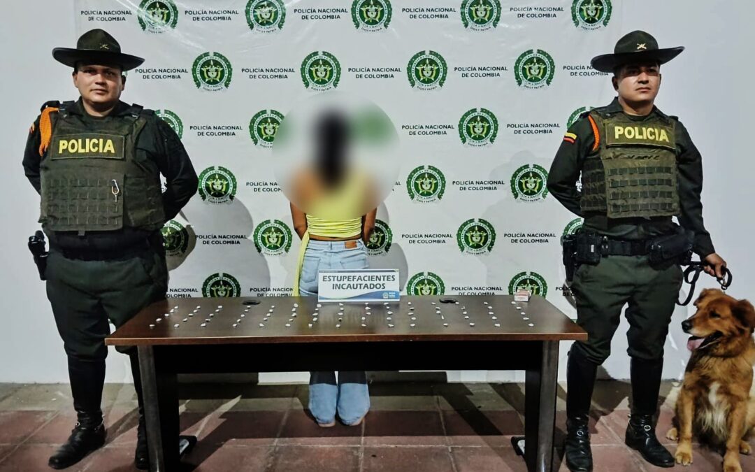 Cayó en San Gil joven de 25 años con estupefaciente lista para distribución