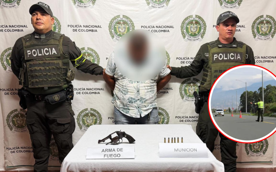 Sorprendido en flagrancia: viajaba con arma cargada escondida en su camioneta