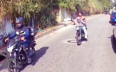 Ni los comparendos frenan a motociclistas imprudentes en Bucaramanga