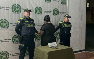 Capturan en Floridablanca a mujer sorprendida con material que habría sido usado para falsificación