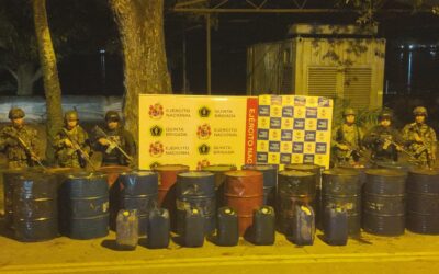 Operativo en Barrancabermeja frenó red criminal: hallan canoa con combustible ilegal en el río Magdalena