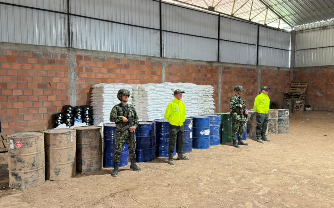 Cayó el «almacén» químico del ELN: Millonaria incautación en Cesar