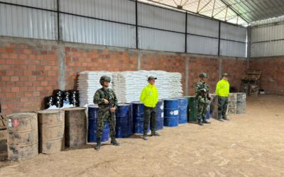 Cayó el «almacén» químico del ELN: Millonaria incautación en Cesar