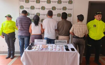Cayó red de chance ilegal en Santander: cinco personas fueron capturadas