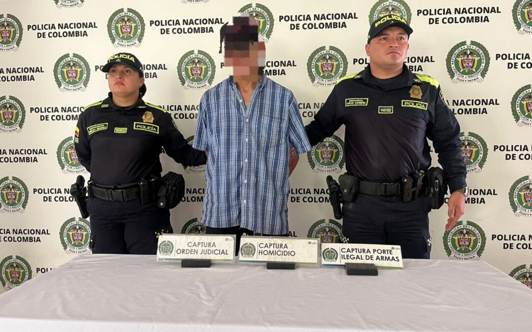 Antecedentes lo delataron: capturaron a hombre requerido por homicidio en Bucaramanga