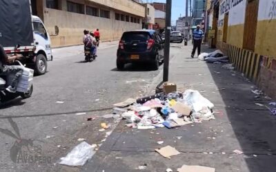 ¿El Carrasco cerró? La basura ahora parece tomarse las calles de Bucaramanga