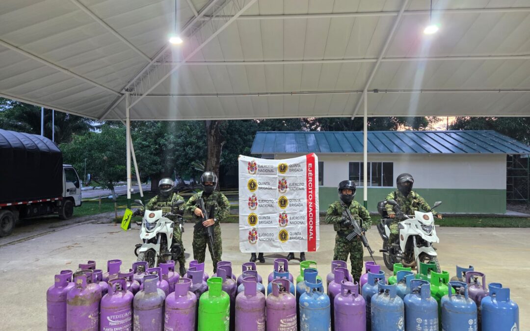 Golpe al ELN: descubren depósito clandestino de gas oculto a orillas del río Magdalena