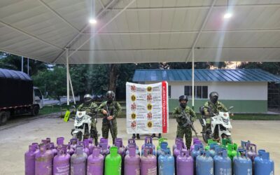 Golpe al ELN: descubren depósito clandestino de gas oculto a orillas del río Magdalena