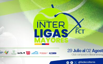 El tenis de alto nivel se toma Bucaramanga con el Nacional Interligas Mayores