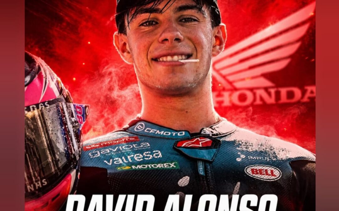 El motociclista David Alonso pasa a la máxima categoría