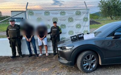 En un morral y sin caletas: así llevaban más de dos kilos de cocaína por Santander
