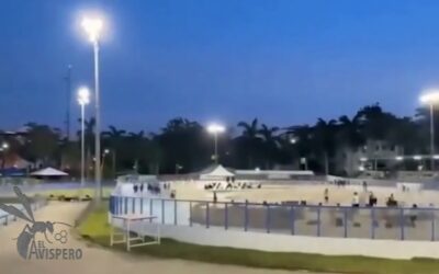 Así entrenan los futuros campeones: luces fallan en el Patinódromo Roberto García Peña
