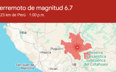 Un minuto de tensión en Perú tras fuerte sismo de magnitud 7,2