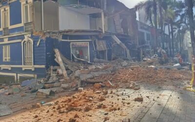 VIDEO. Al menos 20 muertos deja hasta el momento el fuerte sismo que estremeció a Colombia