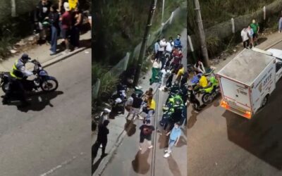 VIDEO. Mujer de 34 años murió tras chocar contra un poste en Floridablanca