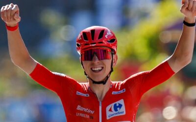Ataque, caída evitada y victoria de Pogačar en la Vuelta a España