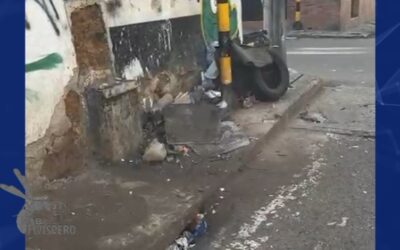 ¿Quién responde? Una esquina del centro de Bucaramanga está inundada de basura