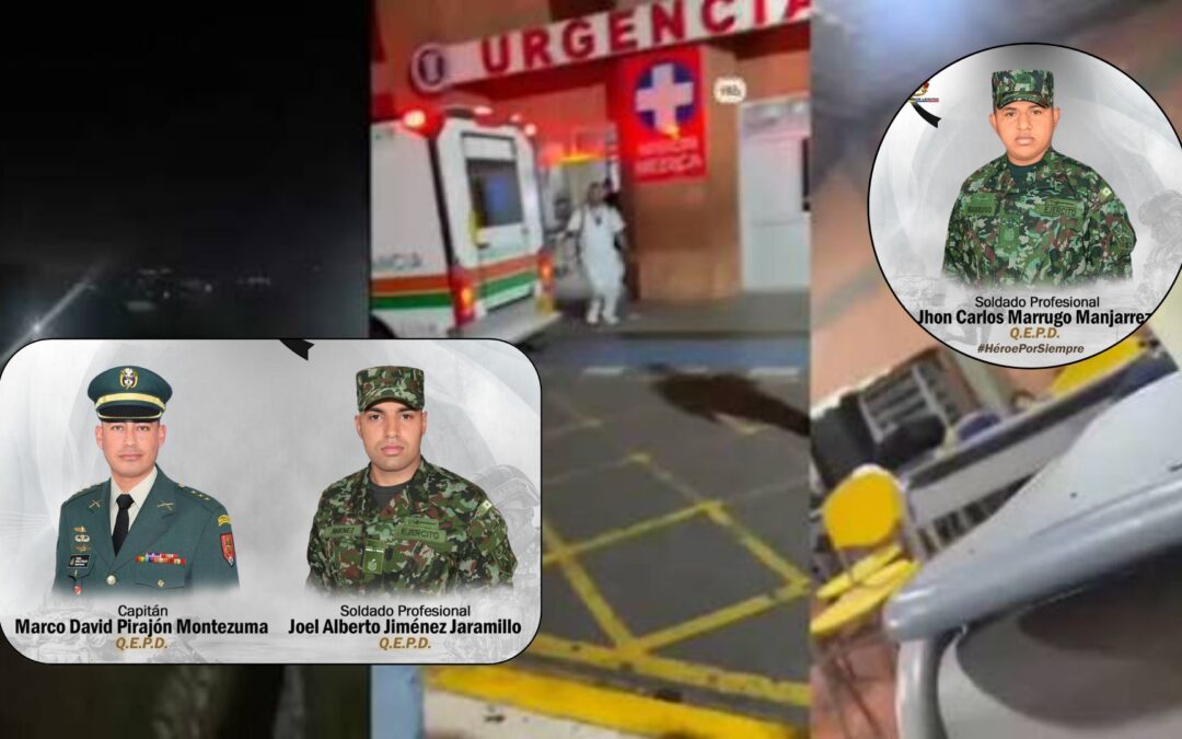 Subió a tres la cifra de militares muertos tras ataque con drones contra base militar en Ocaña
