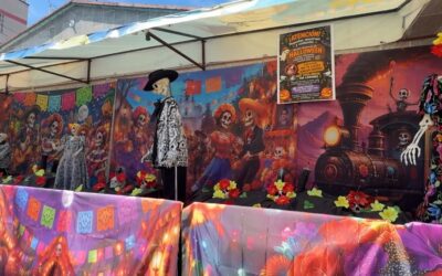 ¡Catrinas, calaveras y mucho misterio! Así luce la casa embrujada de Altamira