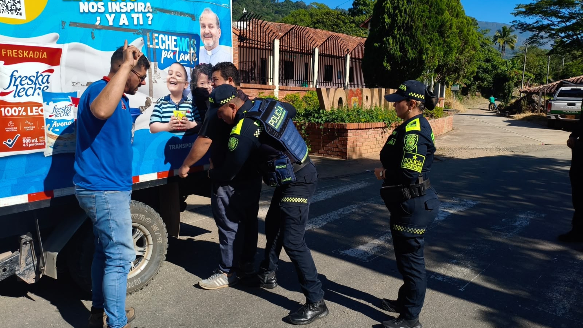 Controles policiales en Santander