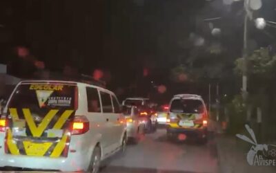 ¡Hasta 40 minutos en un trayecto corto! Bucarica, atrapada en los trancones