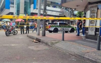 Sicariato en San Andresito La Isla de Bucaramanga deja un comerciante muerto.
