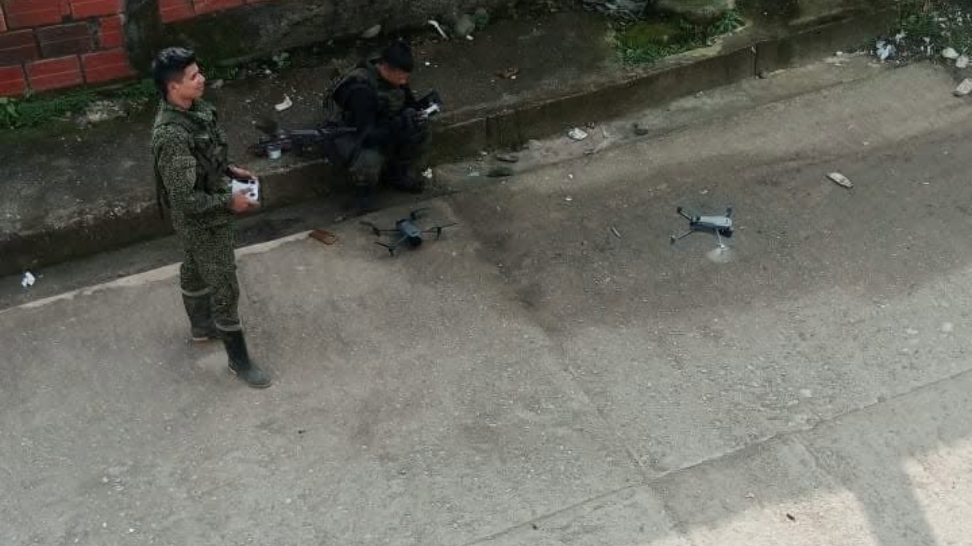 ataque con drones en El Tarra