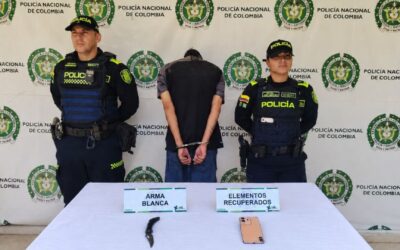 Capturan a sujeto que atraco a un estudiante universitario en el barrio Los Canelos de Bucaramanga
