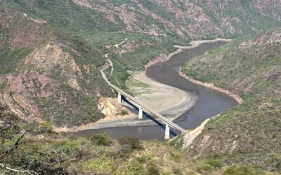 Sin una sola gota: Así luce el río Sogamoso en Santander por drástica sequía