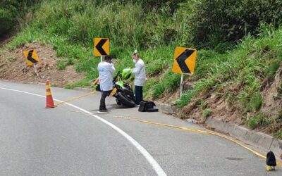 Sijin rastrea a delincuentes que simularon accidente con uniformes oficiales en la vía al aeropuerto de Girón
