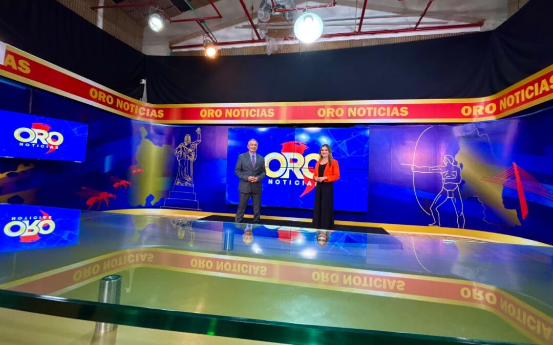 Estrenamos set de televisión en Oro Noticias: renovación total en pantalla y sitio web