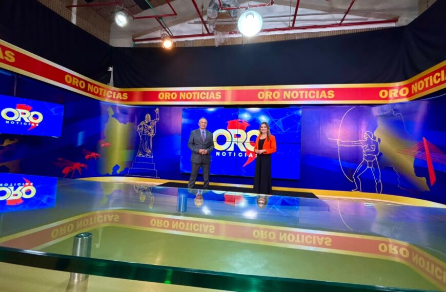 Estrenamos set de televisión en Oro Noticias: renovación total en pantalla y sitio web