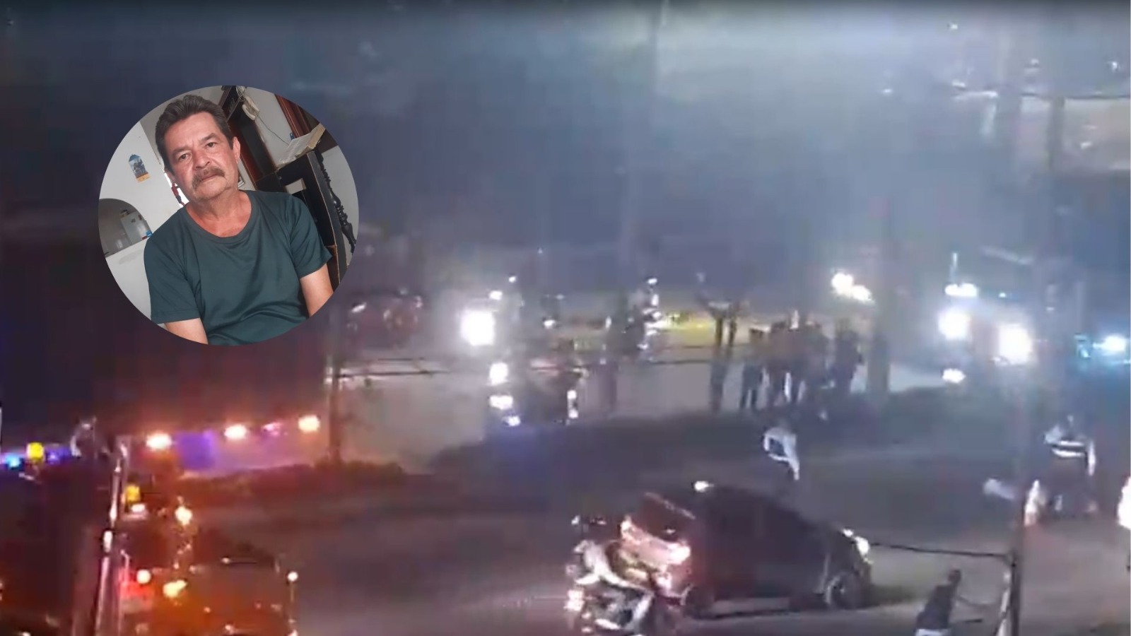 peatón muerto en vía a Chimitá
