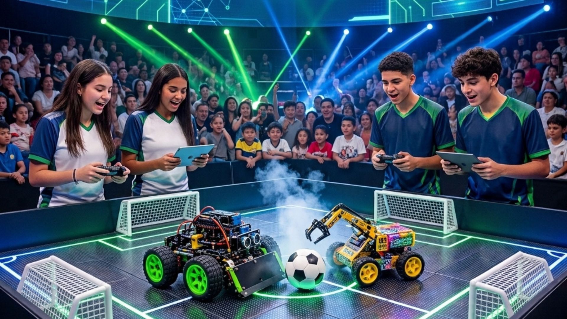 Todo listo para la Competencia de Robótica en Neomundo